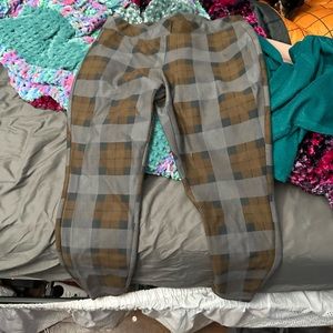 Outlander plaid leggings